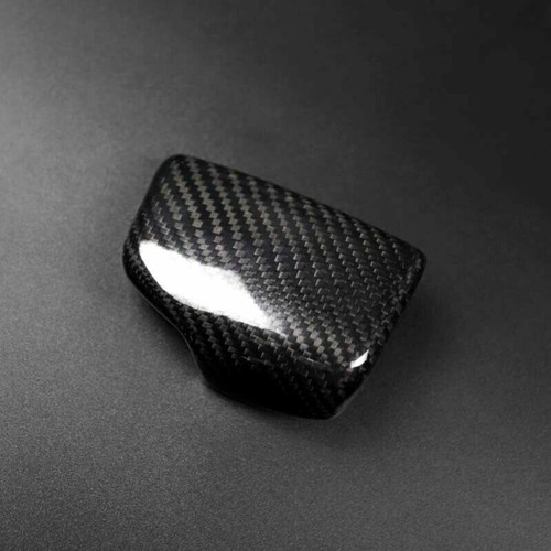 Real Carbon Fiber Gear Shift Knob Cover Trim Fit For Audi A4 S4 B9 2016-2018 - Picture 5 of 12