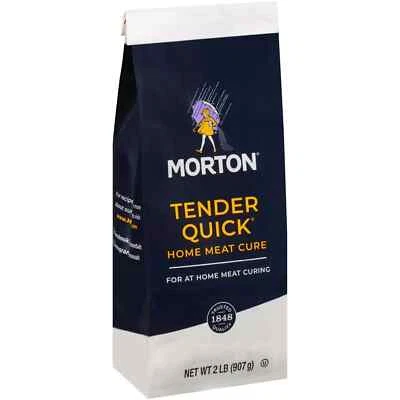 Morton 2 lb TenderQuick Meat Cure Curing Salt Tender Quick