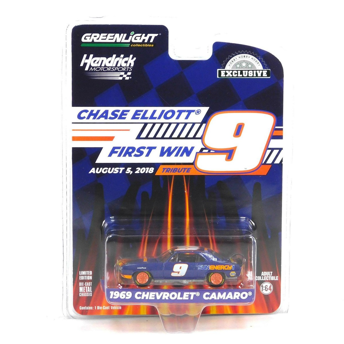 Hobby Exclusive 30496 1969 Chevrolet Camaro Chase Elliott First Win 1:64  Diecast