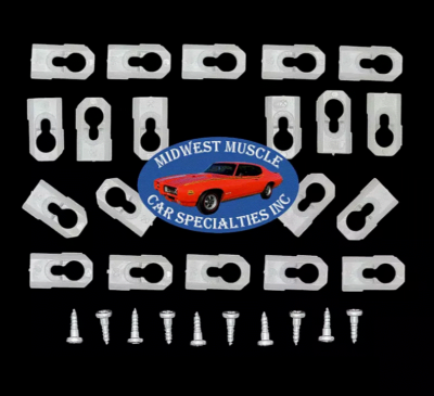 GM Vinyl Top Molding Trim Clips & Studs Body Side Chevy Pontiac