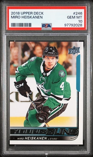 2018-19 Upper Deck #246 Miro Heiskanen Young Guns RC Rookie PSA 10 GEM MT STARS