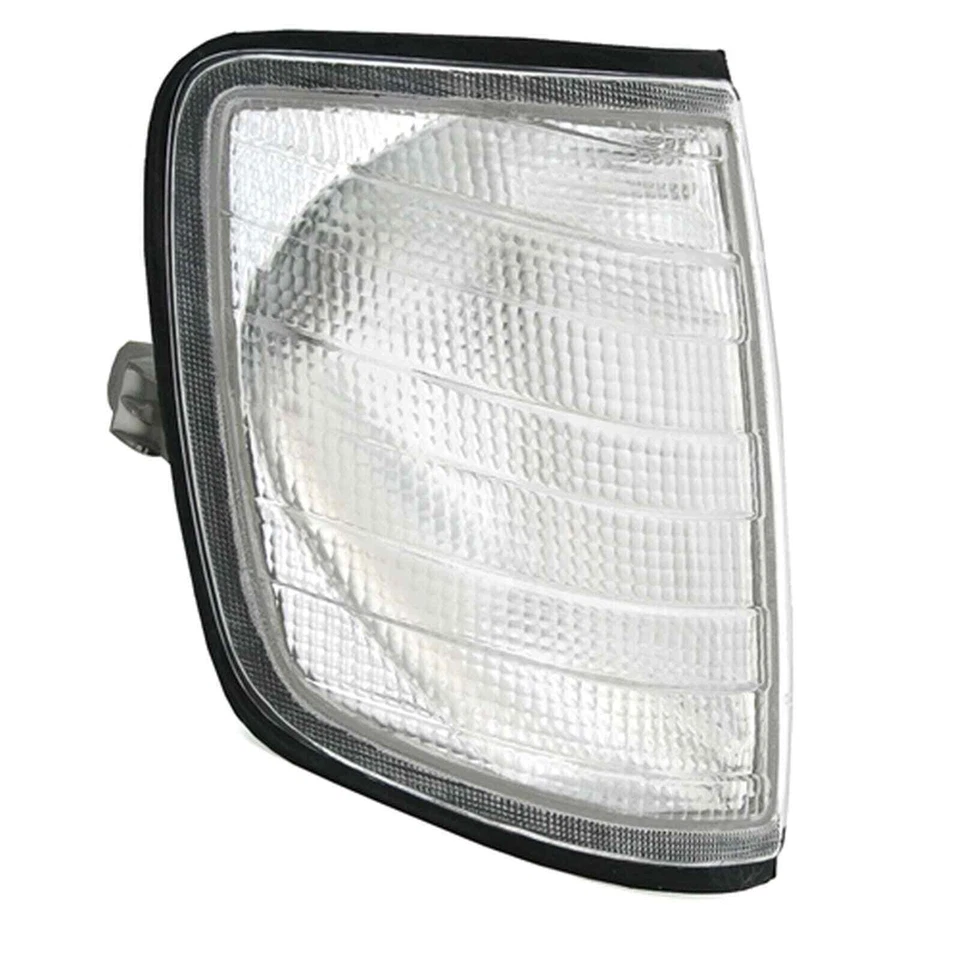 MERCEDES BENZ E W124 1985 - 1995 PAR DE LUCES GIRATORIAS DELANTERAS TRANSPARENTES IZQUIERDA Y DERECHA CONJUNTO NUEVO Foto 2 de 4