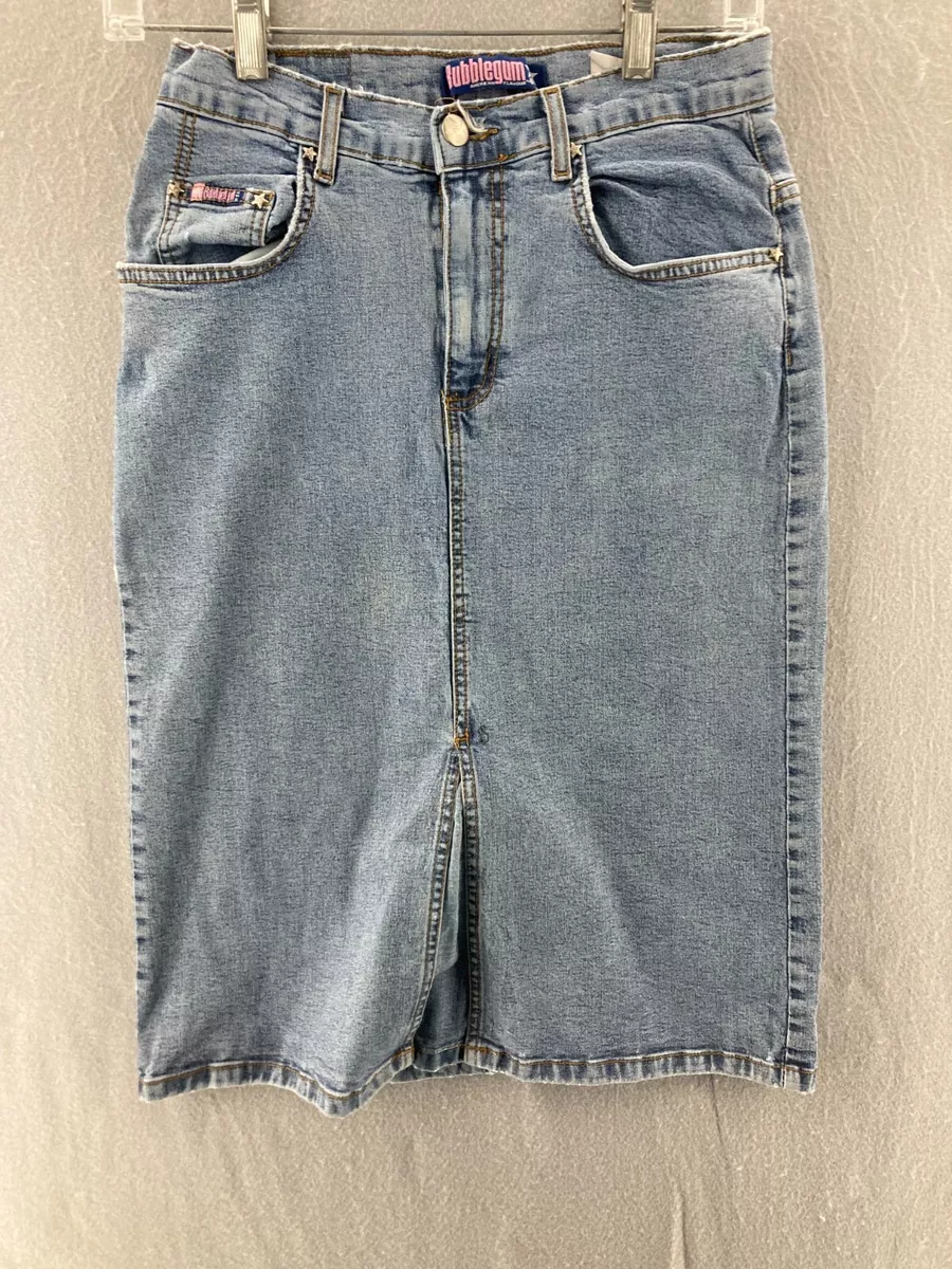 Vintage jean best sale skirt