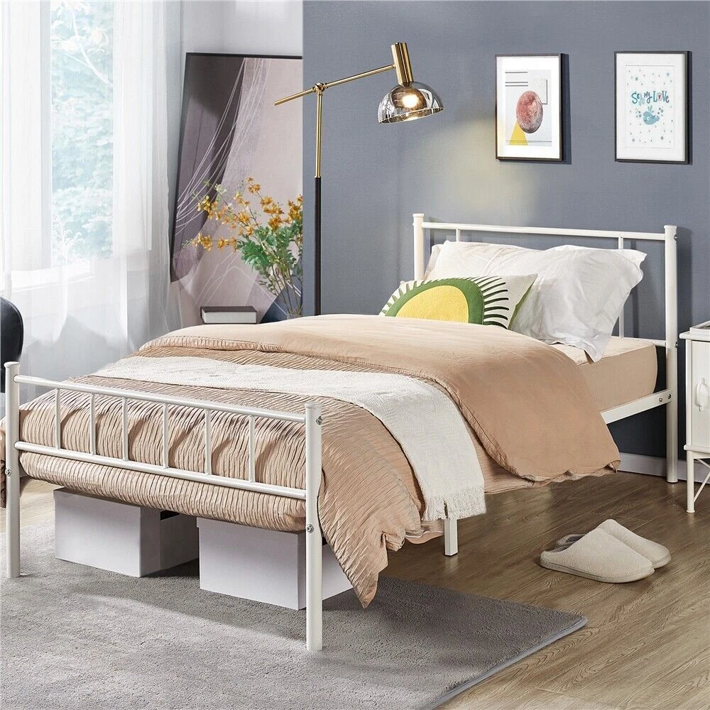 White metal twin headboard online