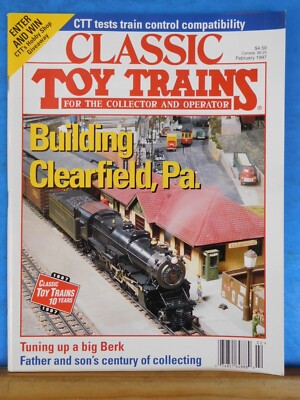 Classic Toy Trains 1997 Februar Lionel Berkshire Wartung von Wegwagen Layout
