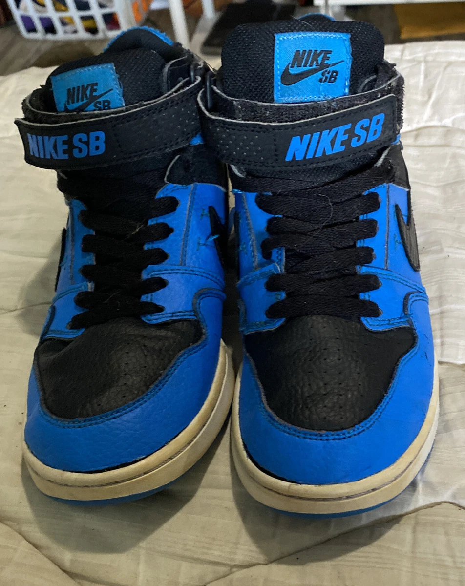 Feodaal wandelen ontsmettingsmiddel Nike SB Mogan Mid 2 JR Youth Size 5.5 Blue Black Athletic Skate Shoes  645025-404 | eBay