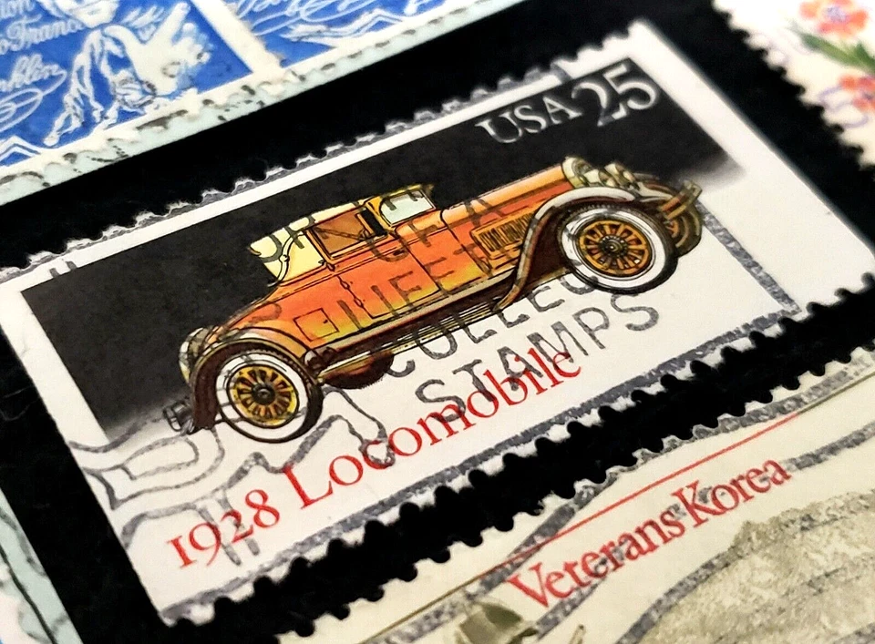 USA Vintage Postage Stamps - 65 USED 1972 to 1995 FANCY/PICTORIAL/SLOGAN++ - Image 2 of 4