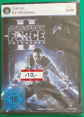 Unopened German Edition of Star Wars: The Force Unleashed (PC) - New & Sealed