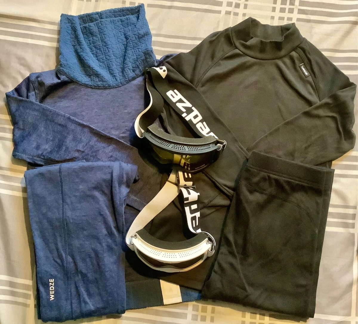 Ski Googles and Thermal wear 6 items Good Condition Age 12