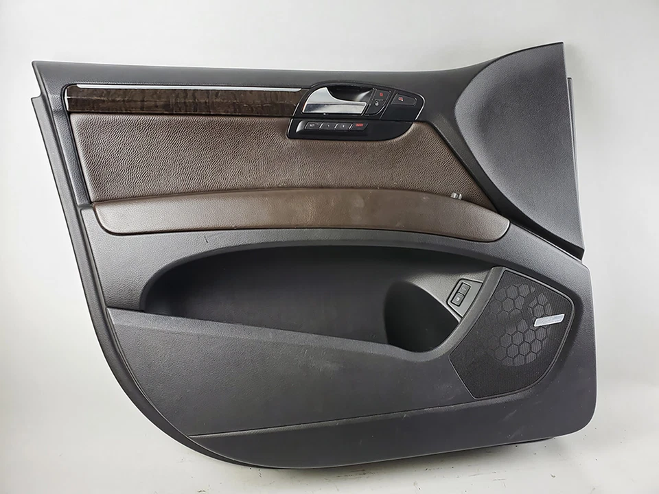 2007 - 2009 Audi Q7 4L Door Panel Cover W Power Window Switch Handle Front Left - Image 3 of 4