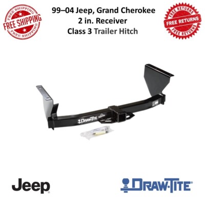 Draw-Tite 75139 Trailer Hitch Class III, 2 in. Receiver For 99-04 Grand Cherokee