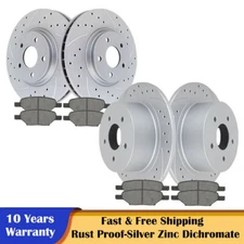 Front Rear Brake Rotors Discs and Pads for Cobalt Malibu HHR Pontiac G6 Saturn