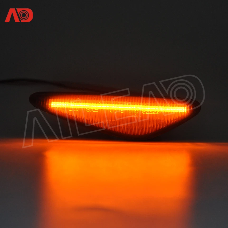 For 2016- Mazda MX-5 MX-6 09-12 RX8 LED FRONT SIDE MARKER LIGHT LAMP Smoked 2X - Изображение 2 из 4