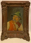 Original Painting “Miner with Pipe” - Cst. Marrenbach - 1930/50