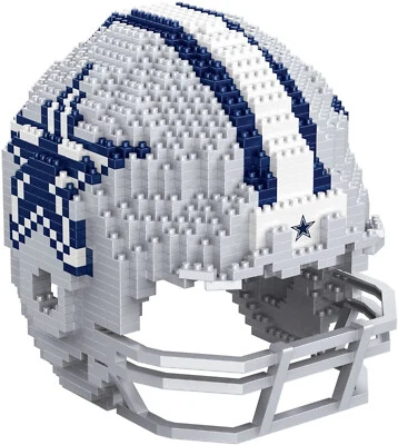 NFL Dallas Cowboys 3D BRXLZ Puzzle Helm Helmet Set Football Footballhelm