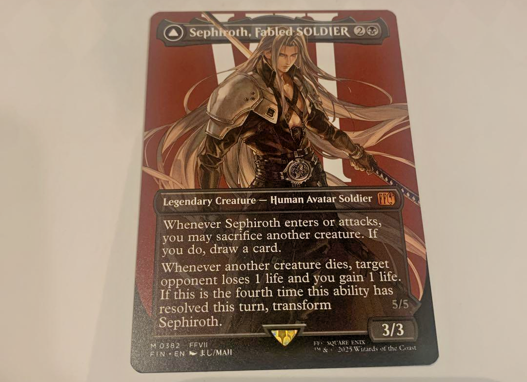 MTG Final Fantasy Sephiroth, Fabled SOLDIER English
