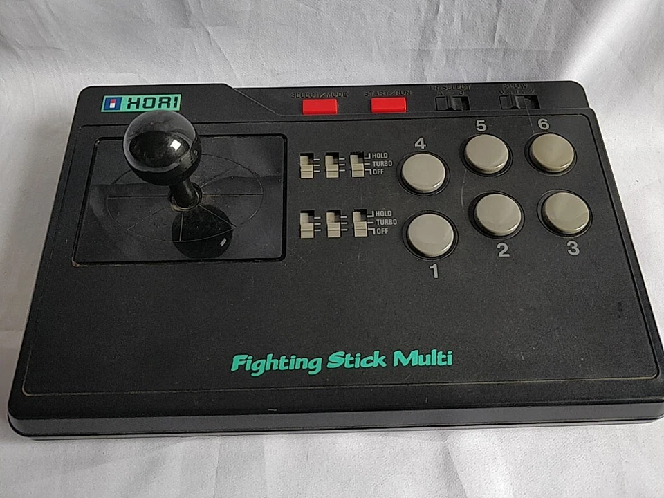 Broken/JUNK Hori Arcade Fighting Stick Multi for SNES,PC Engine,Megadrive-e0615- - Image 3 of 4