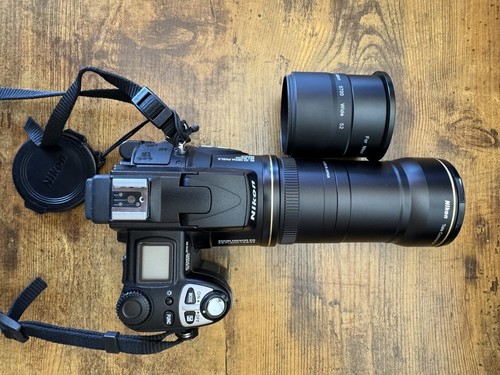 Nikon 5700 Coolpix 5.0 Megapixel 8x Zoom With Nikon Tele Converter Lens TC-E15ED - Picture 18 of 21