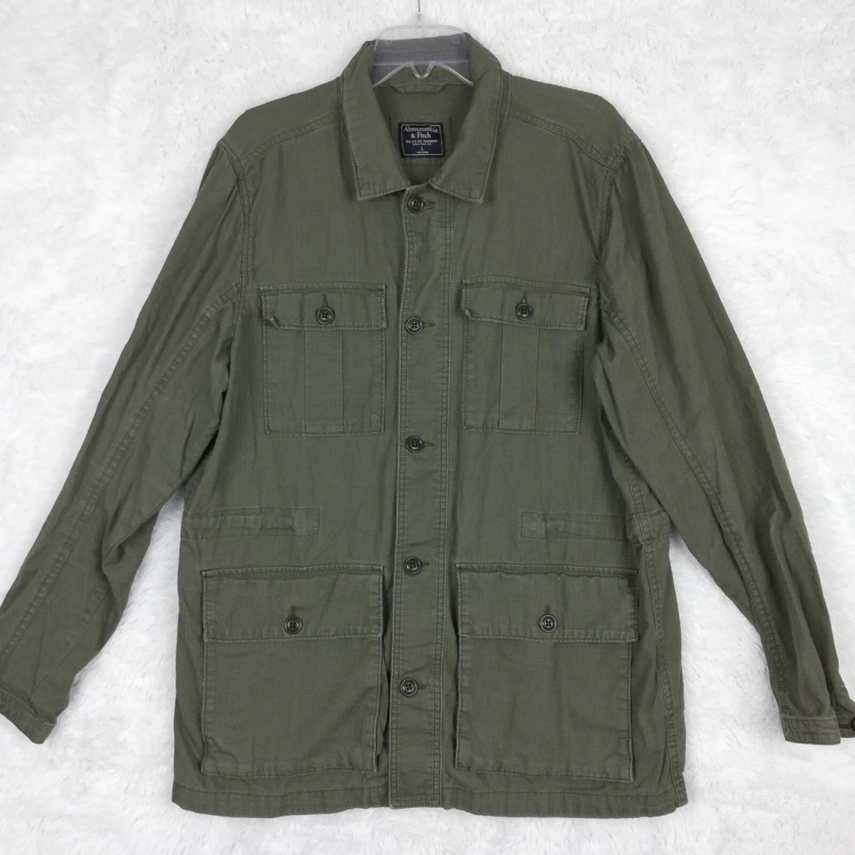 Mens army shirt jacket sale