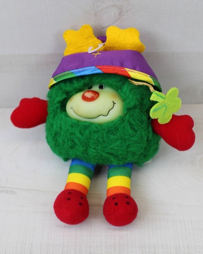 Rainbow Brite Lucky 8" Green Sprite Mattel Hallmark Genuine Vintage 1984 Plush - Picture 4 of 10