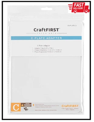 CRAFTFIRST Plate C Compatible with Cuttlebug Die Cutting Machine 5.87X7.75″ 1 Plate