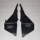 1986 Vtg Gi Joe Sky Patrol Sky Raven Right & Left Tail Fin Fins Set Vehicle Part
