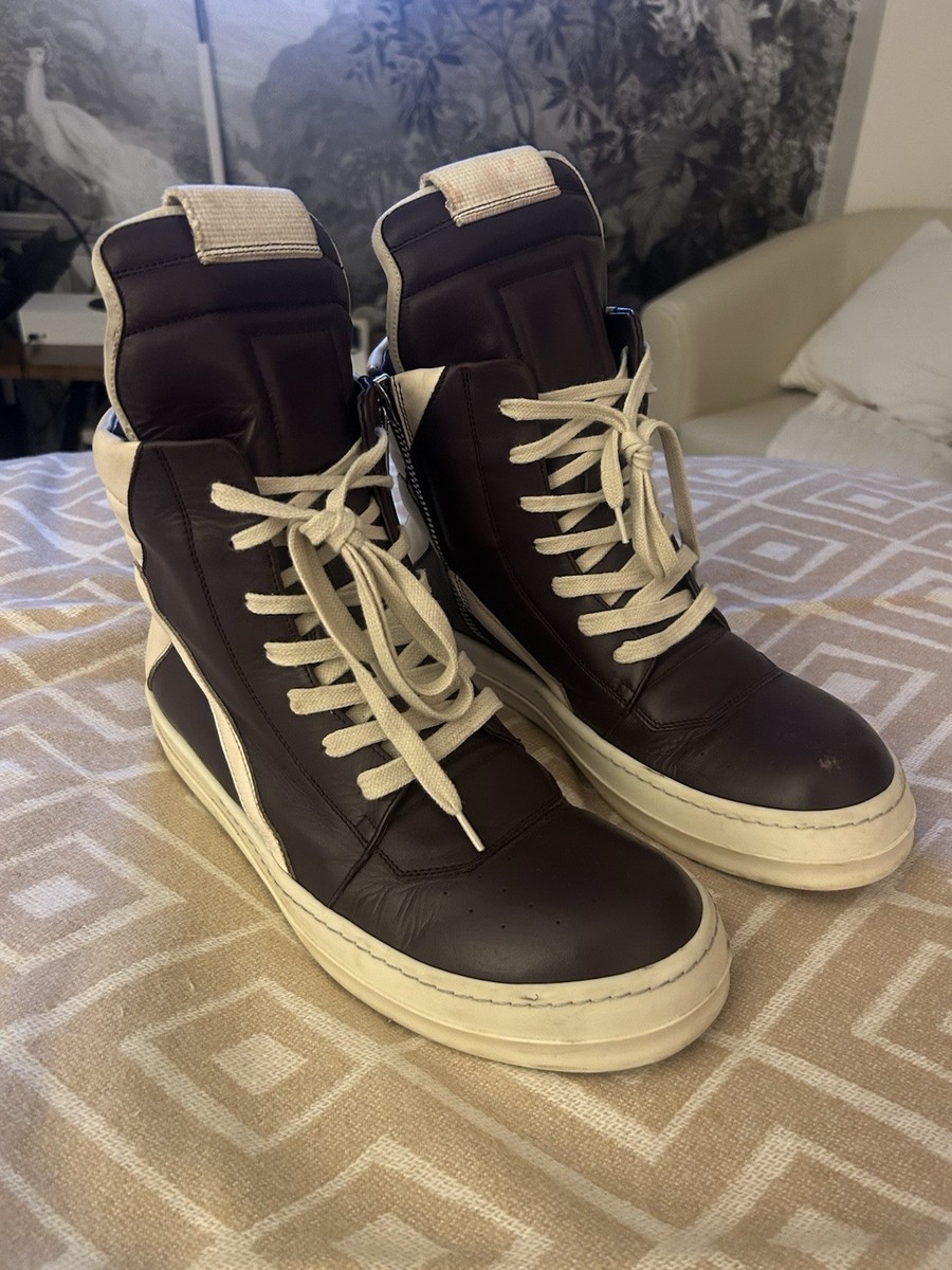 靴 Rickowens geobasket 41 Rick Owens Geobasket Size 41 Amethyst Milk Color | eBay