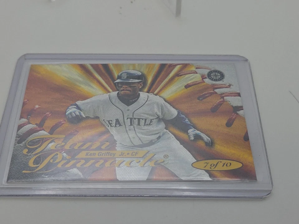 Pinnacle Team Pinnacle #7 1997 Ken Griffey Jr./Ellis Burks lámina rara Foto 3 de 4