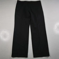 Hugo Boss 38x32 Black 100% Wool Cagen1-US Straight Mens Pants