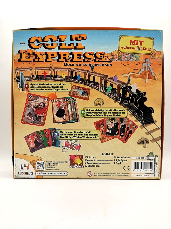 Colt Express - Gold am Ende der Bahn | Ludonaute | 2014 | Spiel des Jahres - Bild 3 von 4
