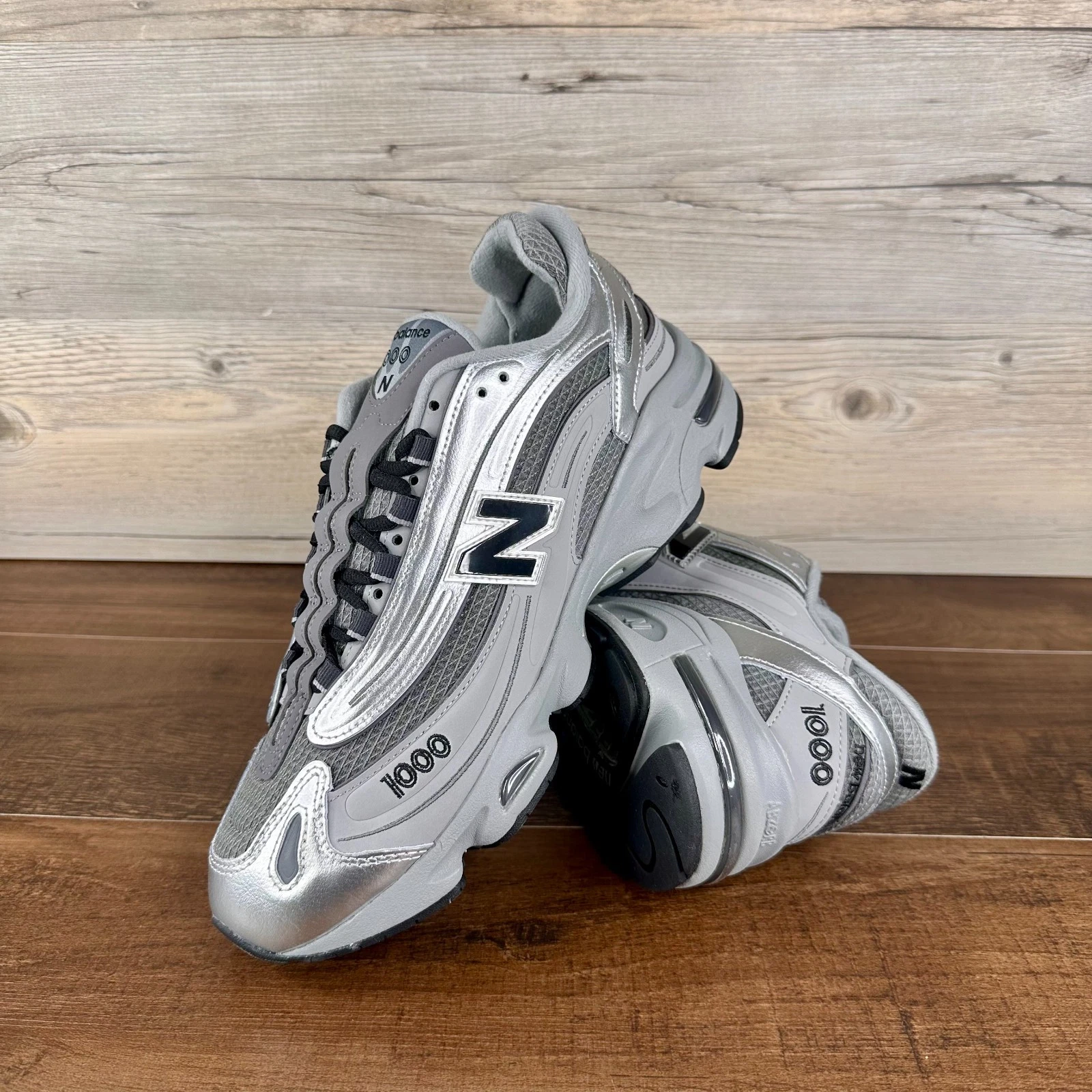 New Balance 1000 Mens Size 10 Silver Metallic Slate Grey U10007RF