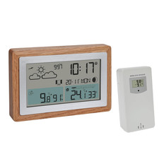 Dostmann Stazione Meteo Con Sensore Esterno OAK, 35.1167.54, Radio, Previsioni M