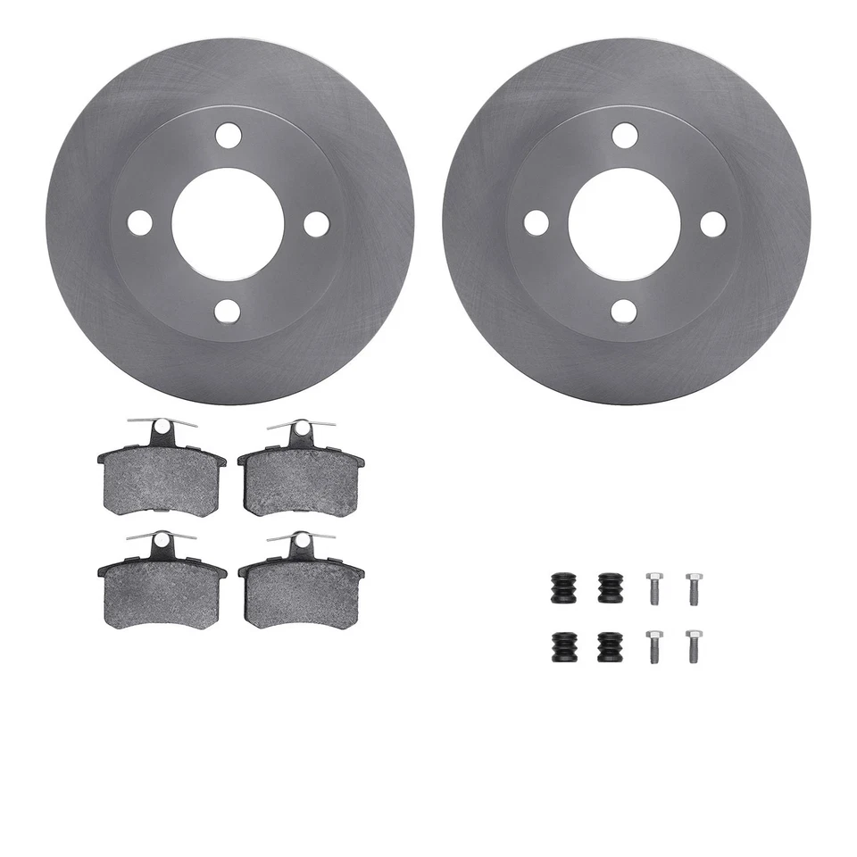 For Audi Cabriolet 1994-1998 R1 Concepts Rear Brake Kit w Optimum Pads Foto 2 de 2