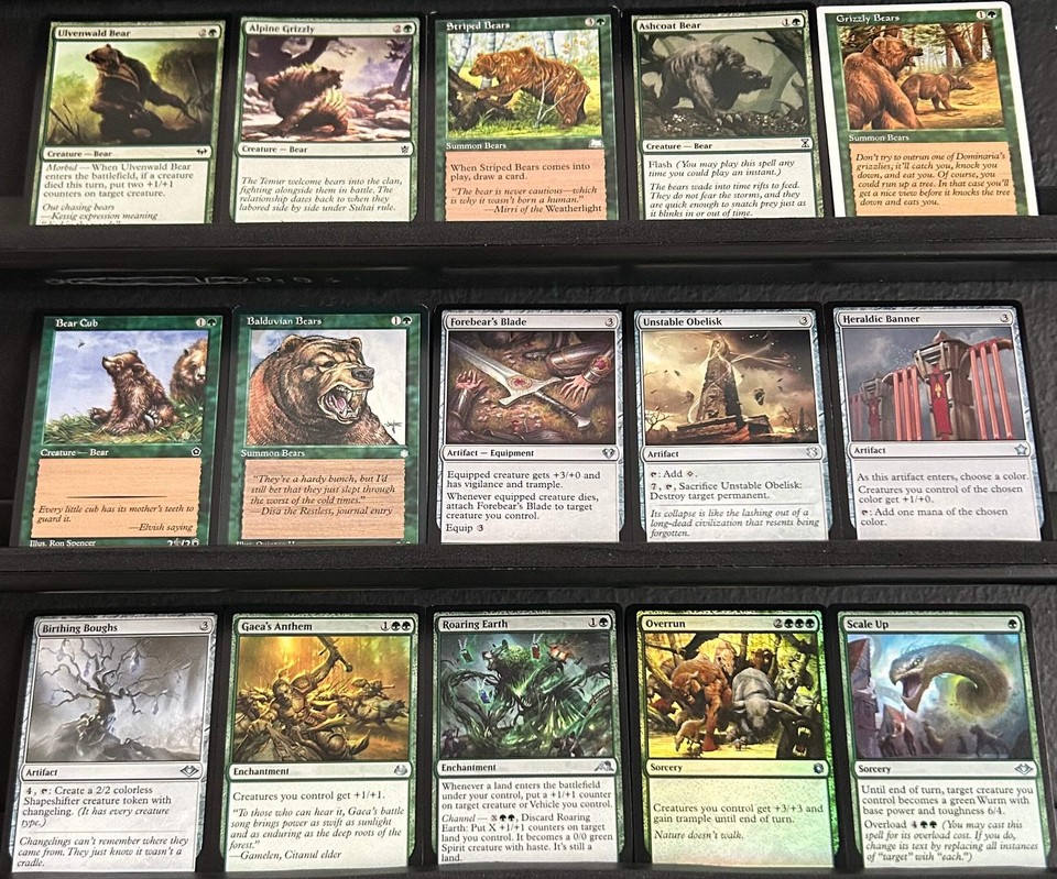 bear deck mtg commander Hurska Sweet-Tooth