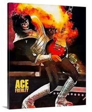 Ace Frehley KISS Canvas 16x20 Wall Art Starchild Guitar Gene Simmons