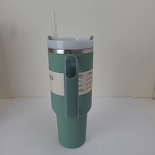 Stanley Quencher H2.0 Flowstate Stainless Steel Vacuum Tumbler Eucalyptus 40oz - Picture 4 of 8
