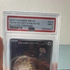 Pokémon Team Rocket's Meowth Destined Rivals Illustration Rare PSA 9 2025