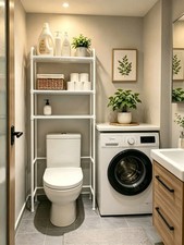 Over Toilet Storage Cabinet 3-Tier Bathroom Organizer Rack