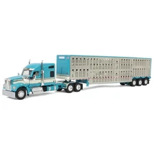First Gear DCP 1/64 Kenworth W990 Wilson Silverstar Livestock Trailer 60-1896
