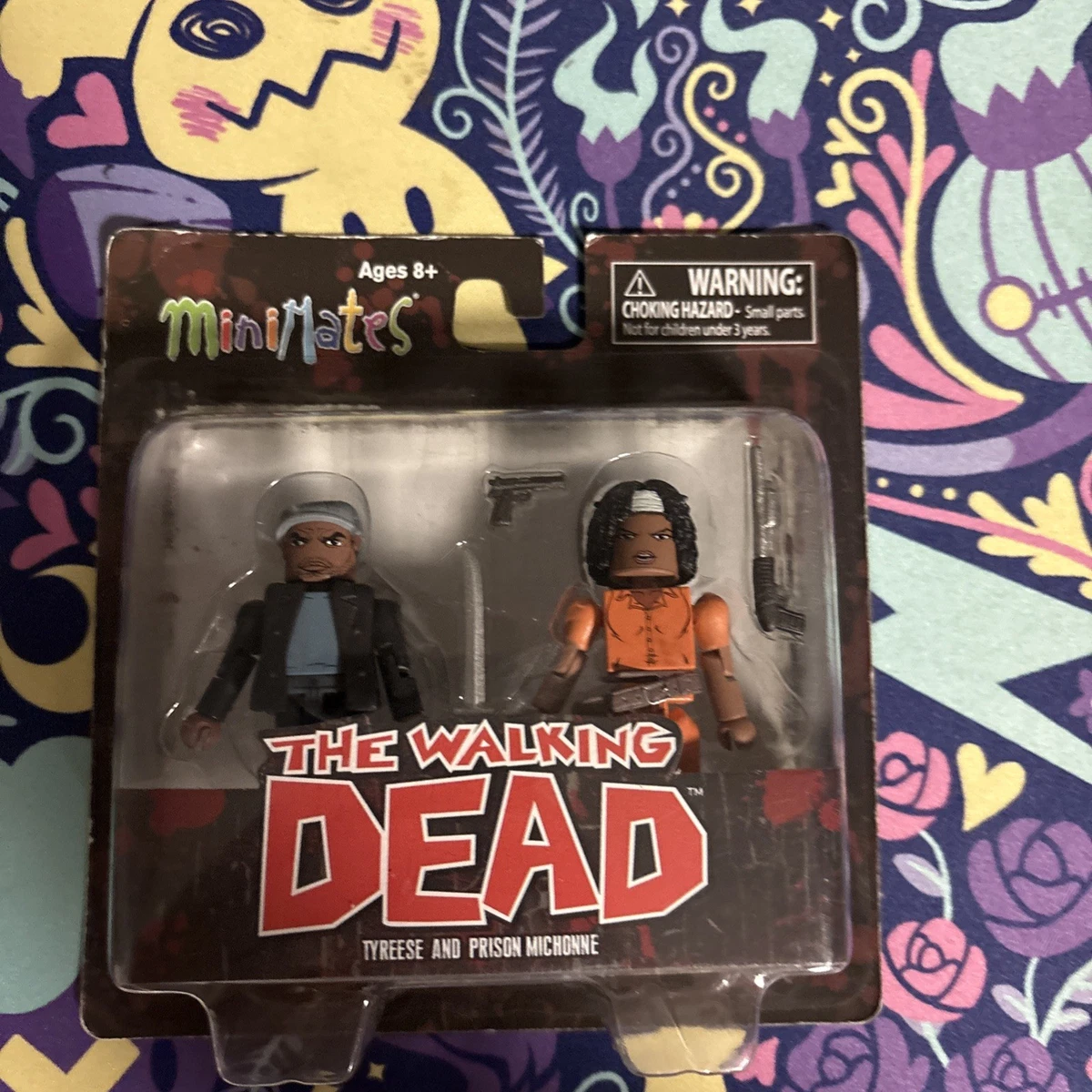 Walking Dead Minimates - Pack De 2 Zombies Horde - Figurines Articulées 5 Cm