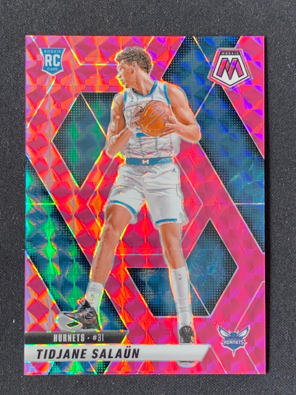 Tidjane Salaun 2024-25 Panini Mosaic RC Pink /175 #241