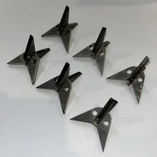 6-Qty Medium Custom Made Caltrops Tire Spikes 1-1/2” Made w/ 3/16” Steel CRS