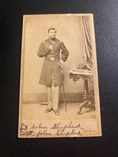 Mathew Brady CDV of Civil War Captain in full uniform w/ Sword