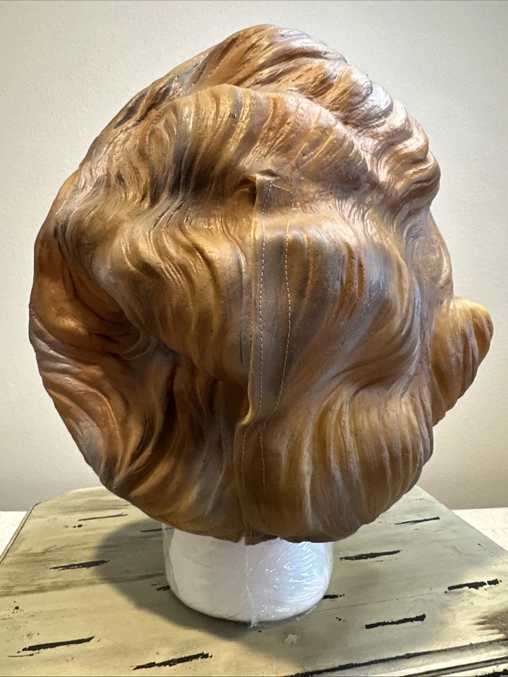 Vintage Cesar Mask 1986 Nancy, Reagan Halloween Mask Old School Style Mask - Image 3 of 4