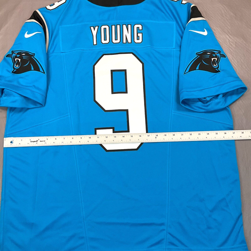 New Nike Bryce Young Carolina Panthers Blue Vapor FUSE Jersey Sz 2XL $175 - Picture 12 of 13