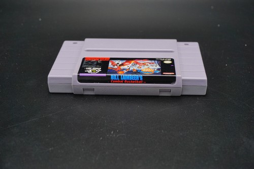 Bill Laimbeer's Combat Basketball Super Nintendo SNES, 1991 TESTED Cartridge - Picture 5 of 6
