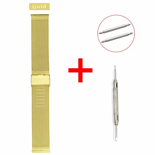 Mesh 0.4 Wire Metal Band 8-24mm Replacement Watch Strap Stainless Steel Bracelet - Picture 15 of 18