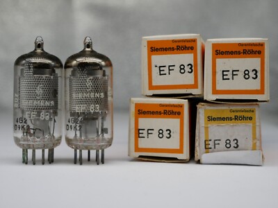 1x EF83 Siemens Pentode NOS/NIB /NEW in Box TUBE RÖHRE 04