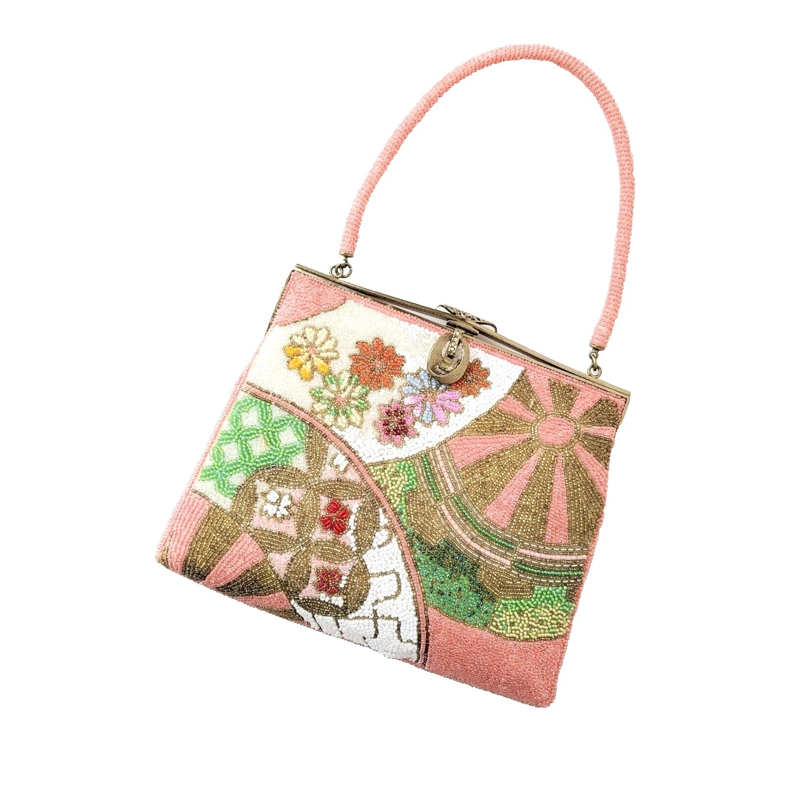 Bolsos, bolsos y estuches vintage hechos a mano con cuentas