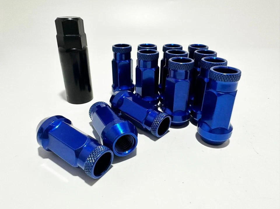 20 porcas azuis 12x1.5 Muteki SR48 Racing para Hyundai Genesis Coupe Veloster N - Imagem 2 de 4